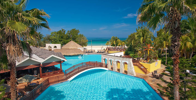 One of the beautiful pools, Beaches Negril