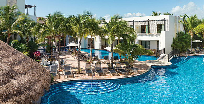 Beautiful pools at the Azul Beach Resort