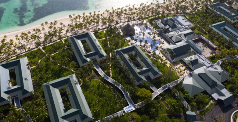 An air view of the resort, Barcelo Bavaro Beach Resort